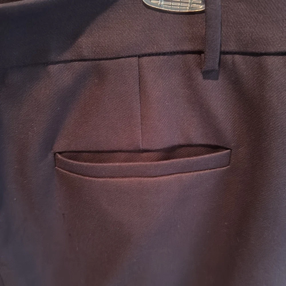 Tibi classic black lined cotton gabardine skirt, size 10, EUC, $135. - Picture 3 of 7